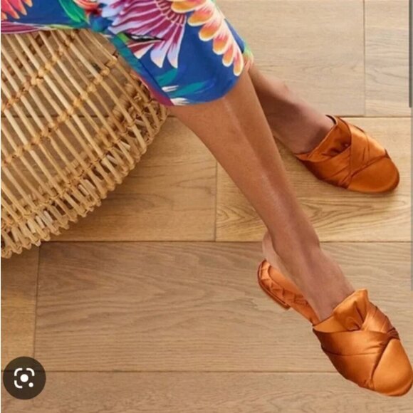 Birdies The Songbird Mules / Slides in Copper Penny (Golden Orange) 8.5 - Picture 9 of 9